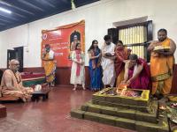 Purnahuti and Pujana by HH Swamiji at Shri Vishveshwara Venugopala Temple; Paduka Pujana (14 Feb 2026) Pictures Courtesy of Shri Shriram Shirali